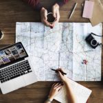 Trip planning using a map